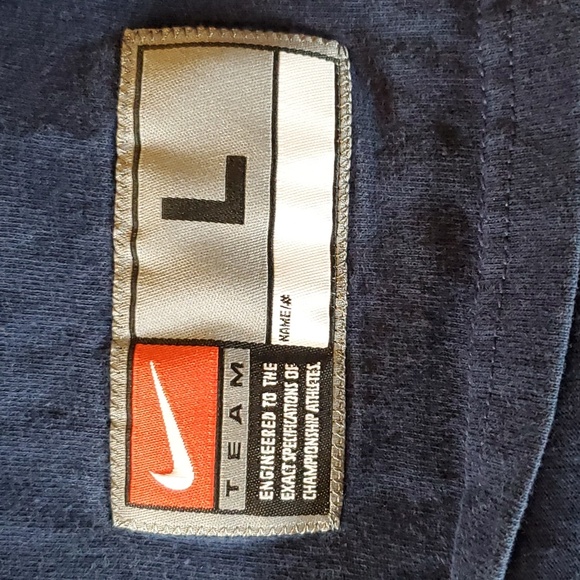 Nike Navy Blue Large Gonzaga Basketball T-Shirt - Picture 3 of 3